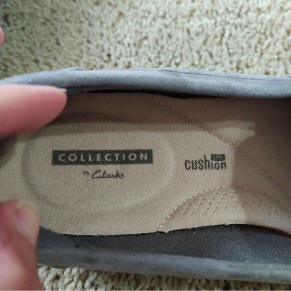 Clarks Gray Loafers - Picture 8 of 11